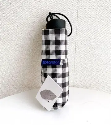 BAGGU 접이식 우산 미사용 깅엄 체크
