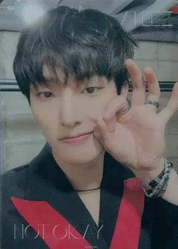 ATEEZ NOT OKAY MIN GI 트레이딩 카드