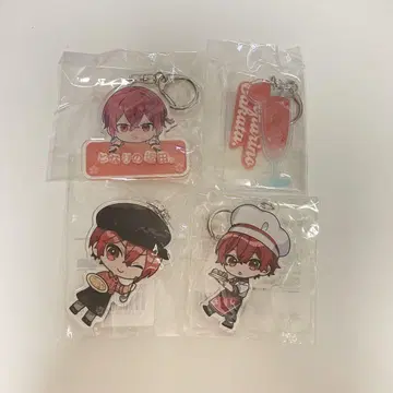 옆집 사카타 아크링 키링 4종 세트