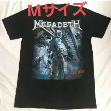 밴딩 티셔츠 MEGADETH 메가데스 DYSTOPIA M 사이즈