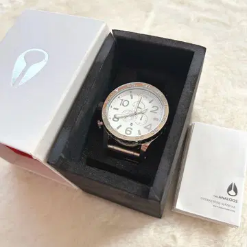 NIXON 크로노그래프 51-30 손목시계 실버