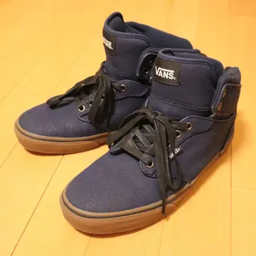 반스 하이컷 스니커즈 네이비 26.5cm