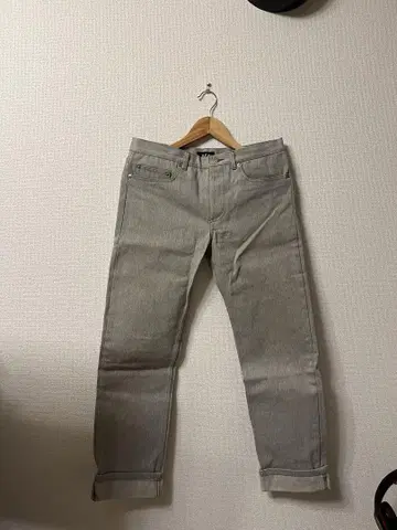 아페쎄 스트레이트 데님 30 그레이