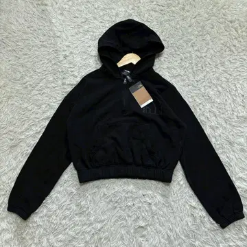 THE NORTH FACE 블랙 크롭 후드티 블랙