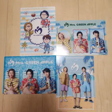 Mrs. GREEN APPLE 비주얼 시트 4종 컴플리트 로손