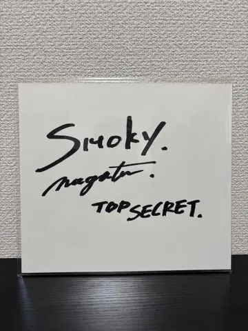 Smoky Nagata 스모키 나가타 친필 사인 색지 탑 시크릿