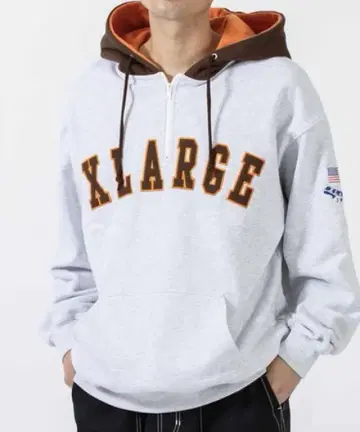 엑스라지 XLARGE 하프 지퍼