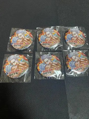 점프 빅토리 카니발 2025 한정 캔뱃지 사카모토 타로 6개 세트