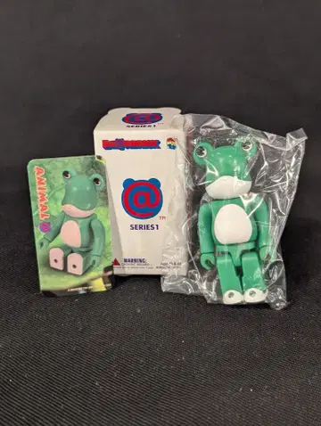 MEDICOMTOY 베어브릭 ANIMAL 개구리 100% 시리즈 1