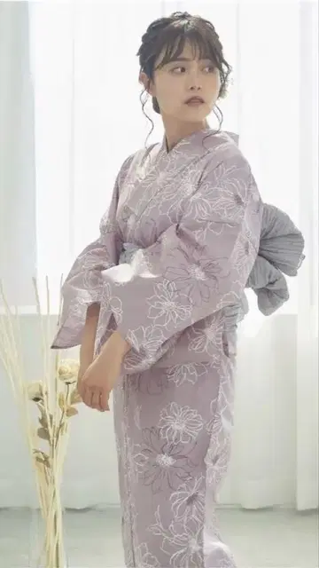 Dita 유카타 4종 세트 매실꽃을 보는 달의 이야기