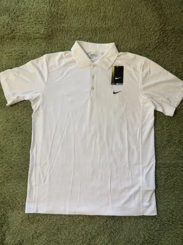 택 포함 새상품 NIKE 골프 피케 셔츠 화이트