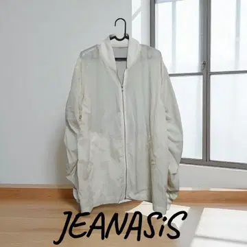 '새상품급' JEANASIS 화이트 점퍼