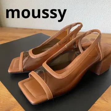 moussy 브라운 슬립온 샌들
