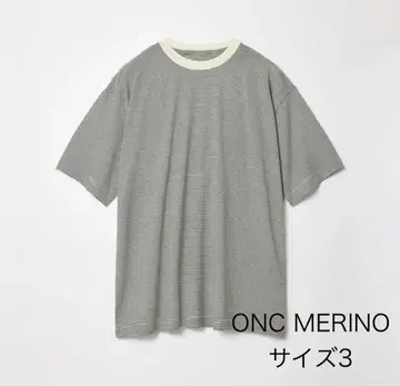 ONC MERINO 오엔시 메리노 사이즈 3 반팔 티셔츠
