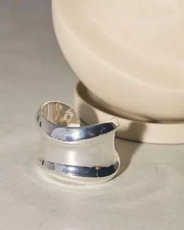todayful Nuance Wide Cuff 뱅글 실버
