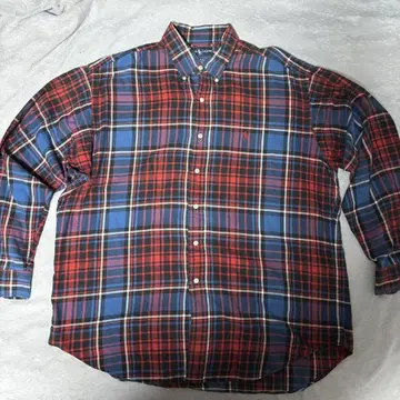 Ralph Lauren BLAIRE 체크 셔츠 시티 보이 L