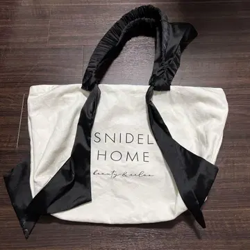 SNIDEL HOME 토트백 화이트