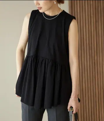 IENA Volant 페플럼 풀오버