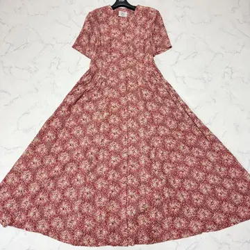 컨디션 최상 LAURA ASHLEY 빈티지 미니 꽃무늬 롱 원피스 L