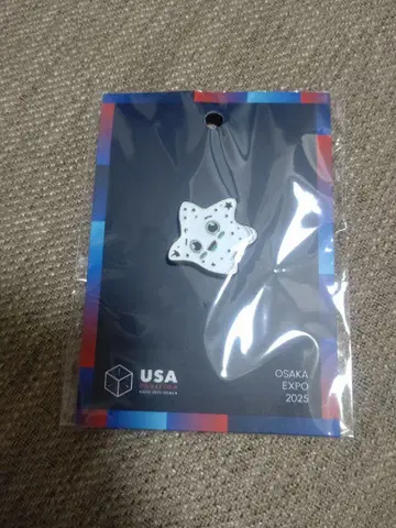 오사카 만국 박람회 한정판 미국관 EXPO 2025 USA 핀 배지 축광