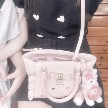 사만사 베가 사이드 레이스업 리본 비쥬 미니 플러터 양산형 지뢰계