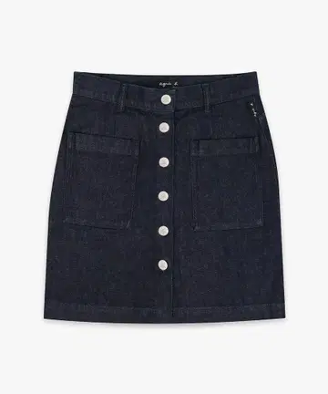 에네스베 agnis b 데님 미니 스커트 JUPE 스커트