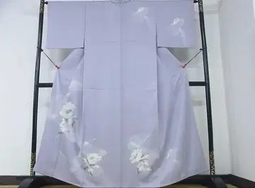 호몬기 꽃무늬 순수 실크