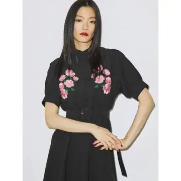 jouetie 쥬에티 차이나 롱 원피스 M 사이즈 벨트 없음
