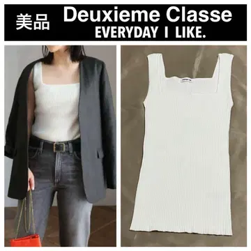 새상품급 Deuxieme Classe 두지엠 클라세 탱크탑 화이트