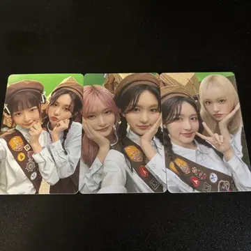 IVE 가울 SCOUT 서울 네이비 3장 케미 유닛 랜트 트레이딩 카드