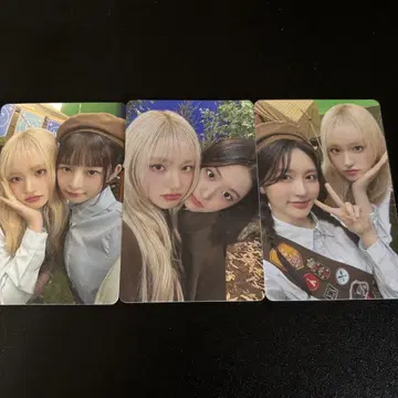 IVE 리즈 SCOUT 서울 네이비 3장 케미 유닛 랜트 트레이딩 카드
