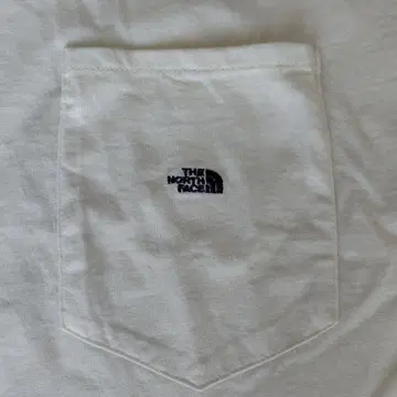 THE NORTH FACE 슬리브리스 티셔츠 S 사이즈 화이트