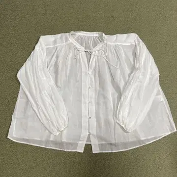 새상품급 cafune 카후네 시어 셔츠 화이트
