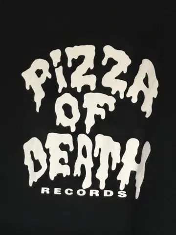 Pizza of Death Records 티셔츠 블랙
