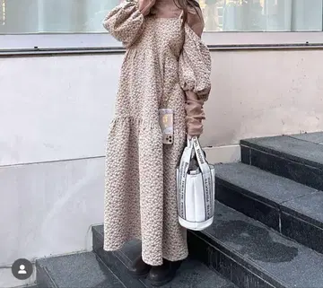 raffime 2way VOLUME SLEEVE 부푼 원피스 2개 세트