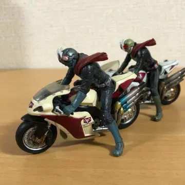 sic 장인 가면라이더 TheFIRST 1호 & 2호 바이크 피규어 세트