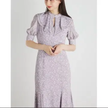 빅 칼라 머메이드 원피스