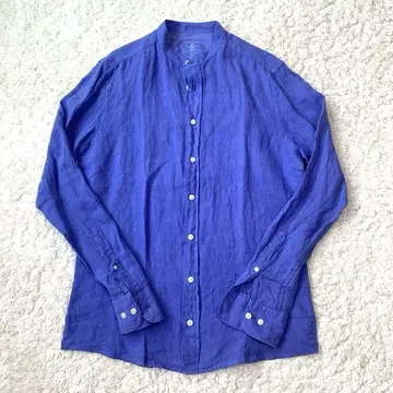 HACKETT LONDON 해켓 런던 린넨 밴드 카라 셔츠