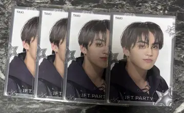 JETPARTY TAK 트레이딩 카드 4장 세트