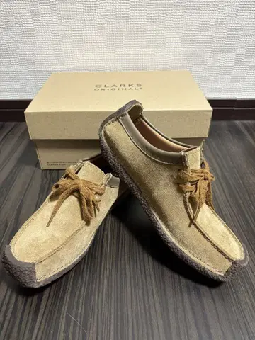 Clarks 클락스 나탈리 부츠 오크 우드 스웨이드 UK5