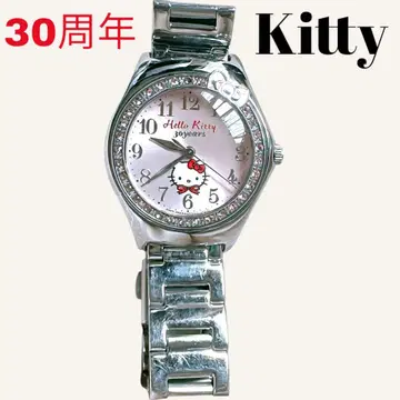 한정품 헬로키티 30주년 쿼츠 Hellokitty 실버