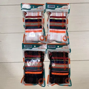 훼미리마트 훼미리마트 라인 양말 유니섹스 25-28cm