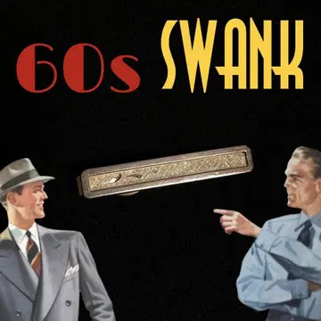 빈티지 넥타이 핀 스웽크 swank 레트로 골드 쇼와 수트