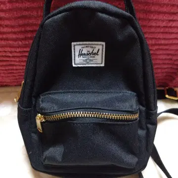 Herschel 블랙 미니 백팩 숄더백