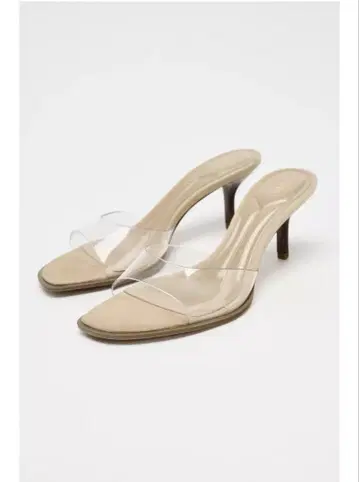 자라 ZARA 비닐 하이힐 샌들