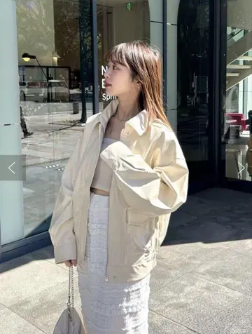 chico 인조 가죽 블루종
