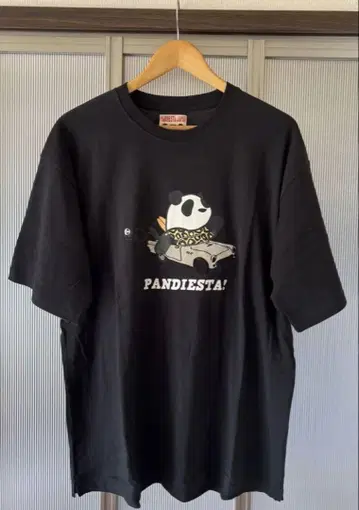 오픈카 반팔 티셔츠 [PANDIEST A] 블랙 XL 남녀 공용