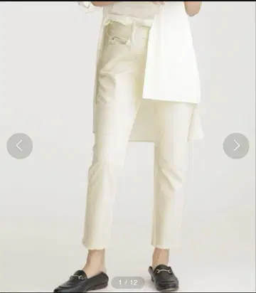 새상품 Healthy DENIM H.Salt 테이퍼드 프린지 데님 24