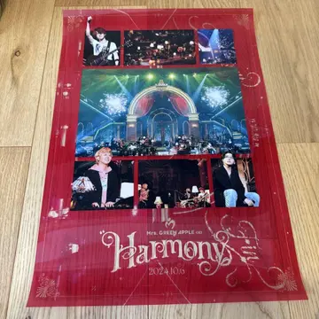 Mrs.GREEN APPLE Harmony Type-B 클리어 포스터