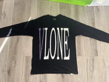 VLONE 긴팔 티셔츠 L 사이즈 블랙